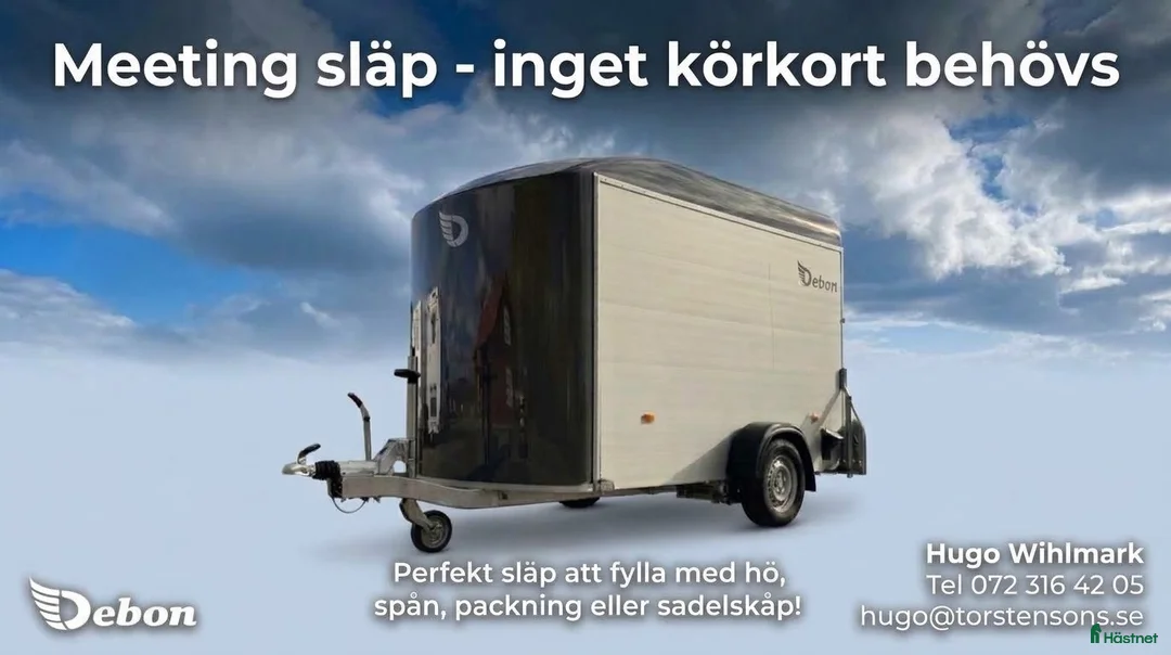 Hästtransporter  fordon & transport till salu: Meetingsläp -inget extra körkort behövs - Annons 12