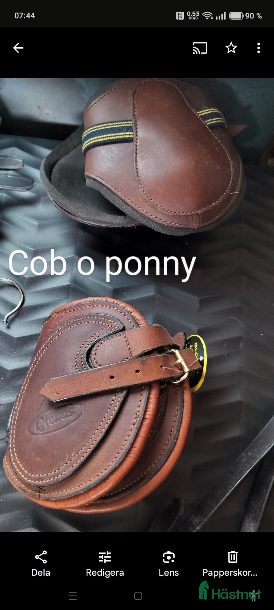 Benskydd hästutrustning Nya läderskydd bak - Annons 2