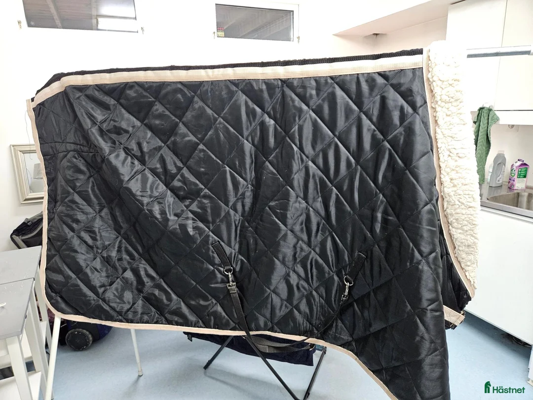 Täcken hästutrustning till salu: Svart stalltäcke JH Collection - Annons 2