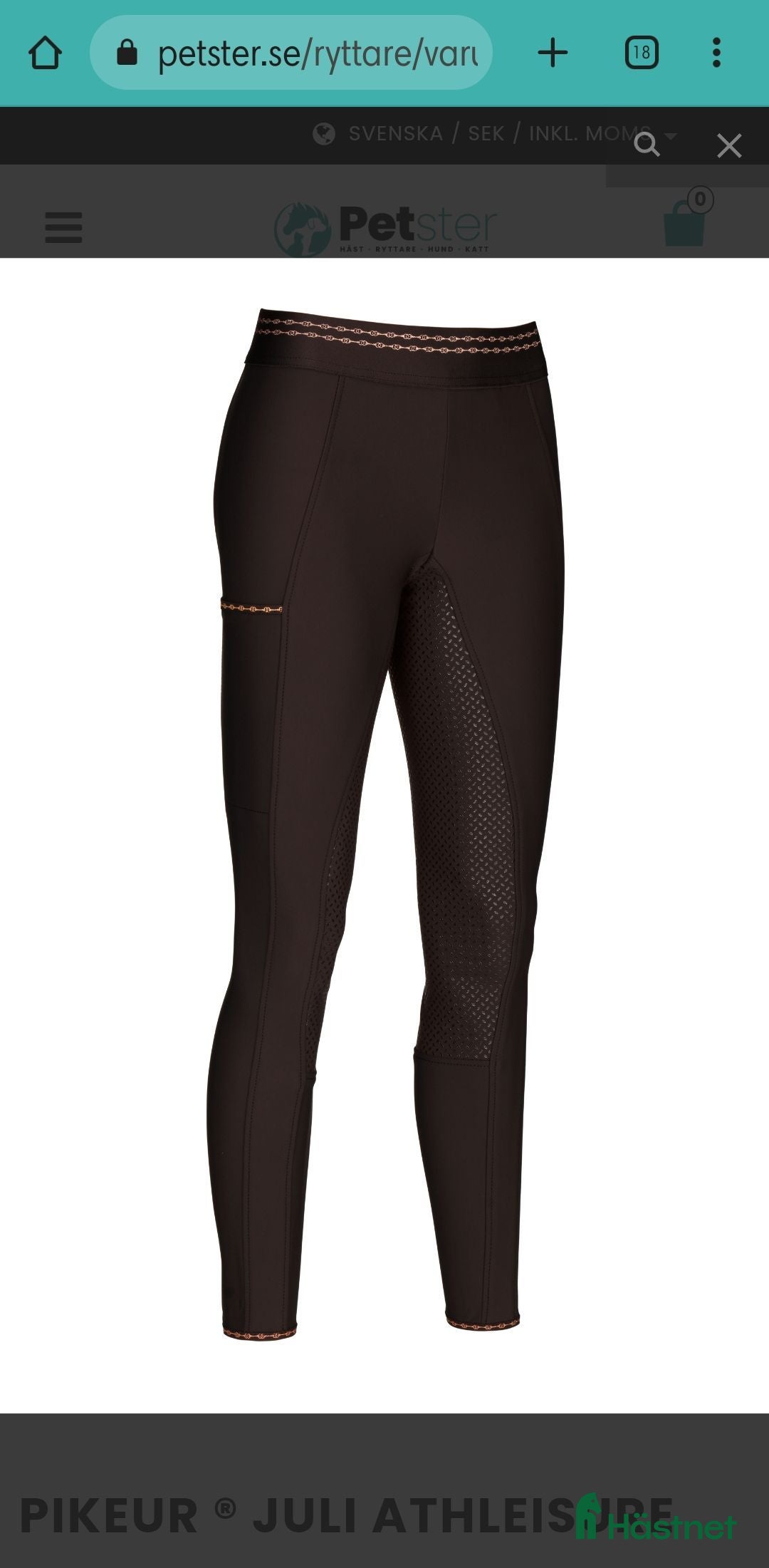 Ridbyxor ryttarutrustning till salu: Mossgröna Pikeur juli grip i Härnösand - Annons 4