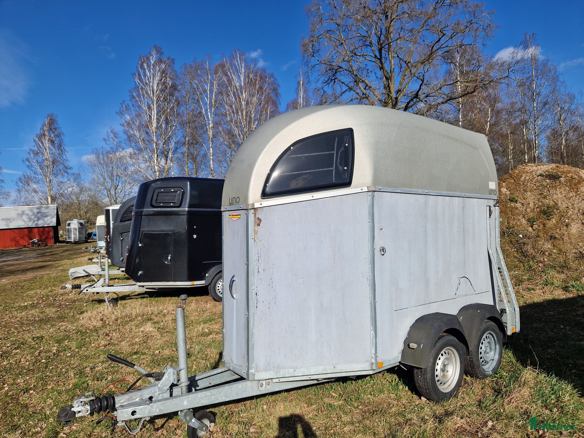Hästtransporter  fordon & transport till salu: Böckmann Uno 1 hästars släp - Annons 3