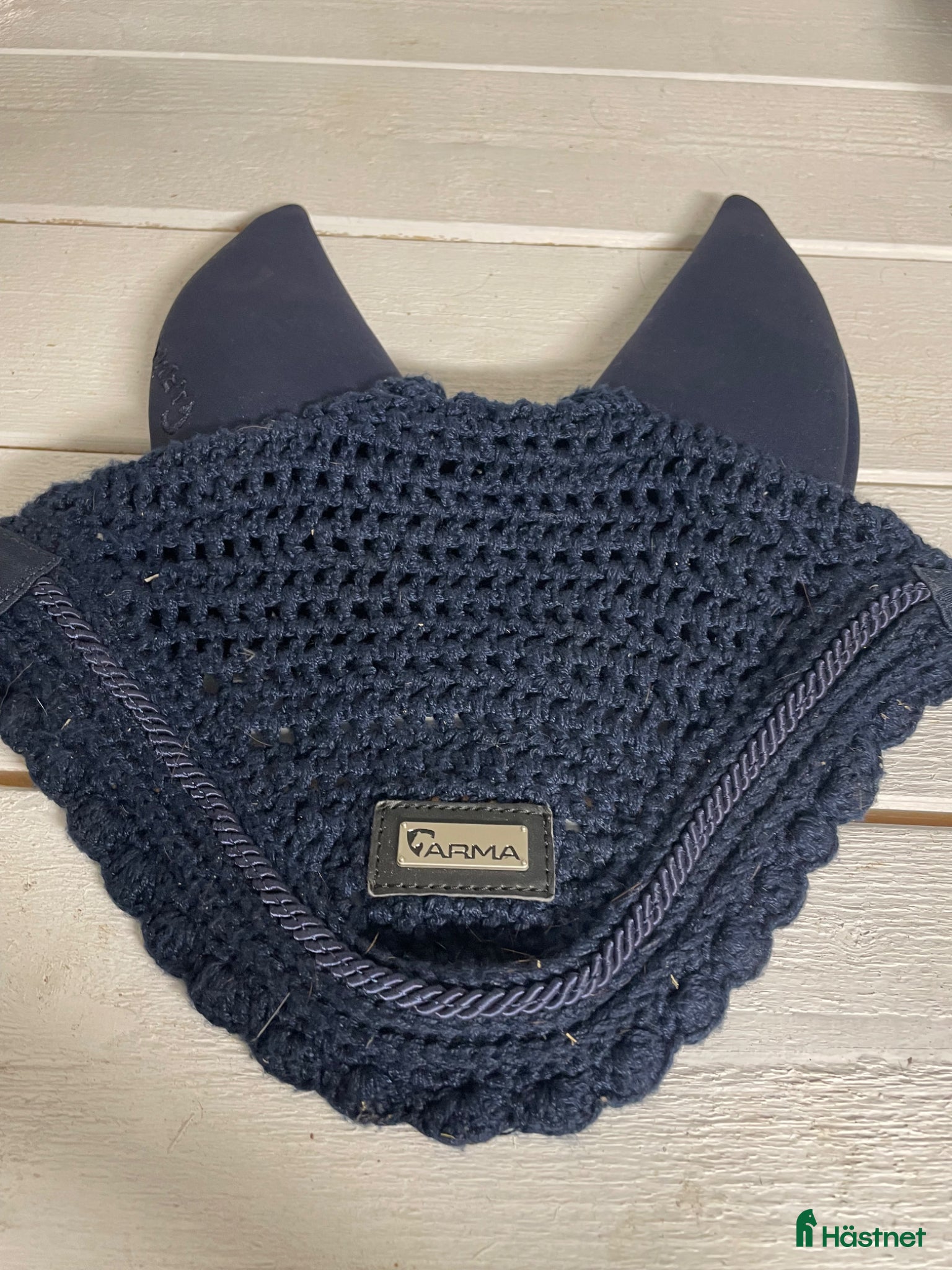 Övrig Hästutrustning hästutrustning till salu: Blå huva - Annons 1