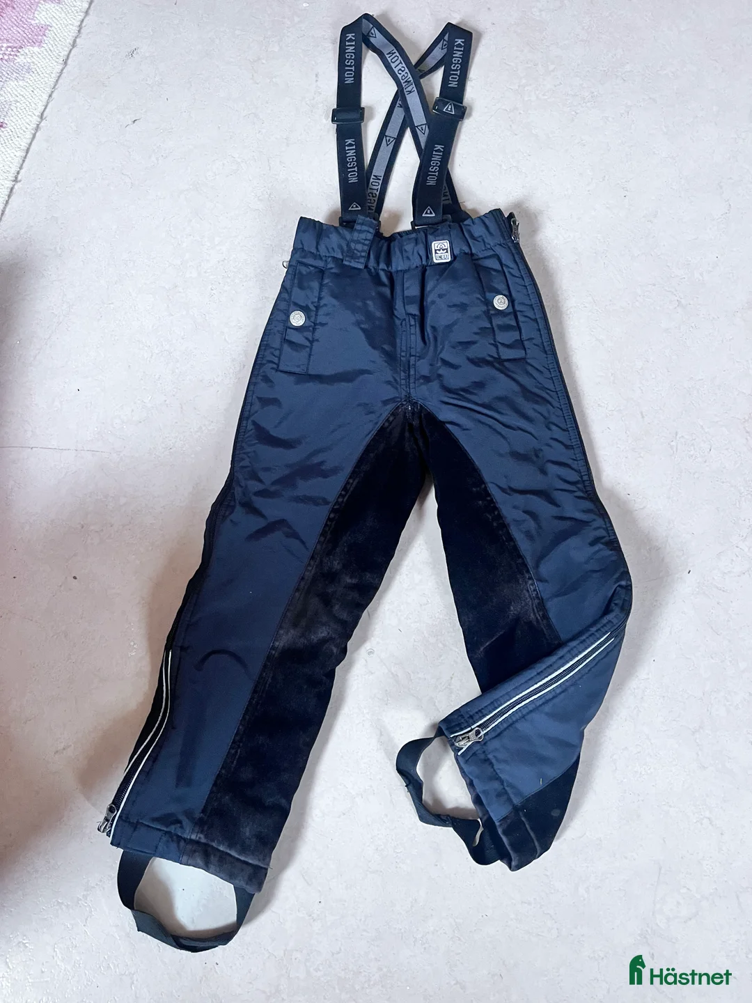 Ridbyxor ryttarutrustning till salu: Vinterridbyxor, junior, storlek 120 i Nygård - Annons 1