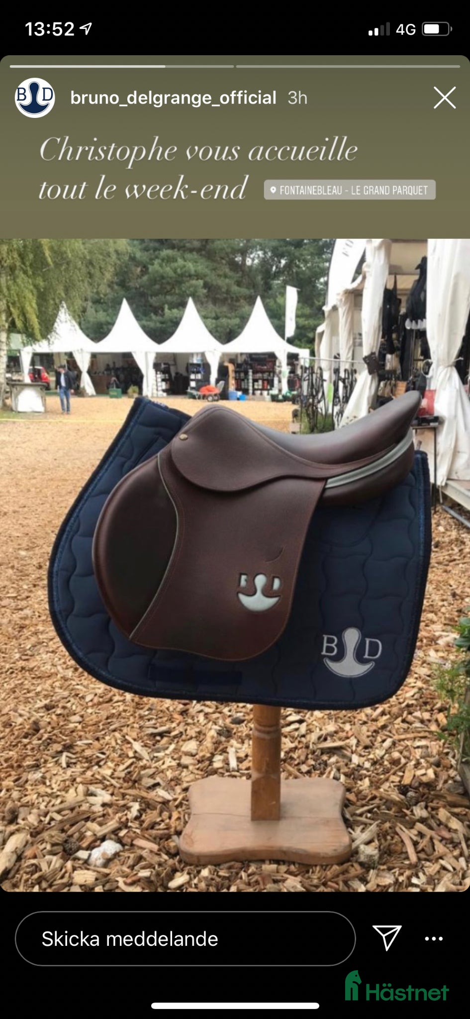 Sadlar hästutrustning Bruno Delgrange DRAMMEN, Norge 6-10/5 - Annons 18