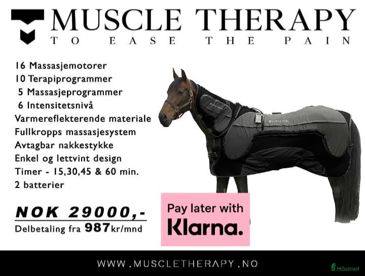 Täcken hästutrustning Muscle Therapy Equine massagetäcke  - Annons 24