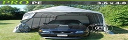 Övrigt fordon & transport till salu: Garagetält PRO 3,6 x 4,8 x 2,7 PE Grå Nu 5955:- i Sollentuna - Annons 1