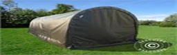 Stallinredning, stängsel & gård övrig utrustning till salu: Vindskydd för djur 3 x 6 x 2,8 m PVC Grön - Annons 7