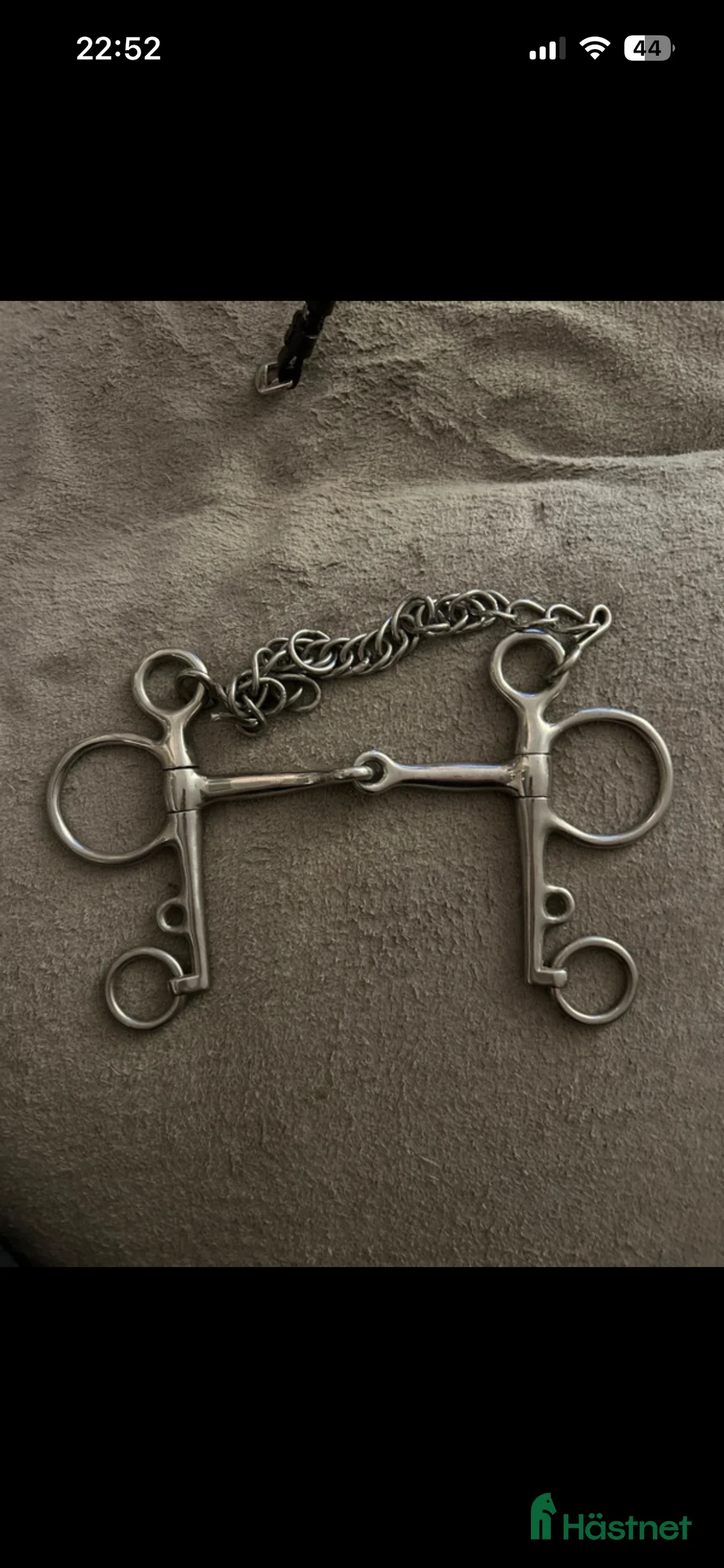 Bett hästutrustning till salu: Tvådelat pelhambett 12,5 från Hansbo i Löddeköpinge - Annons 3