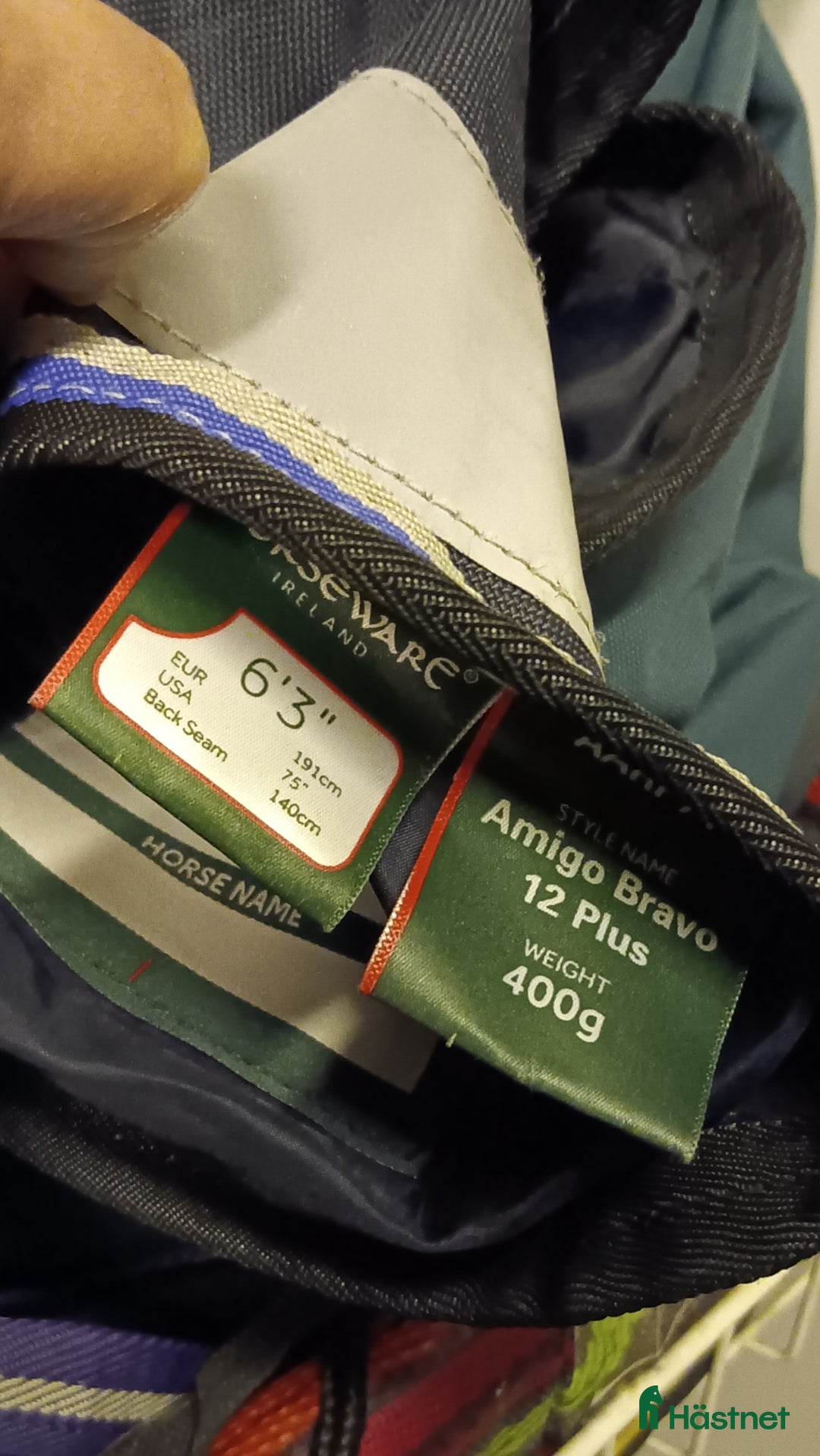 Täcken hästutrustning till salu: Horseware Amigo 400 gr, 1200D i Råda - Annons 2