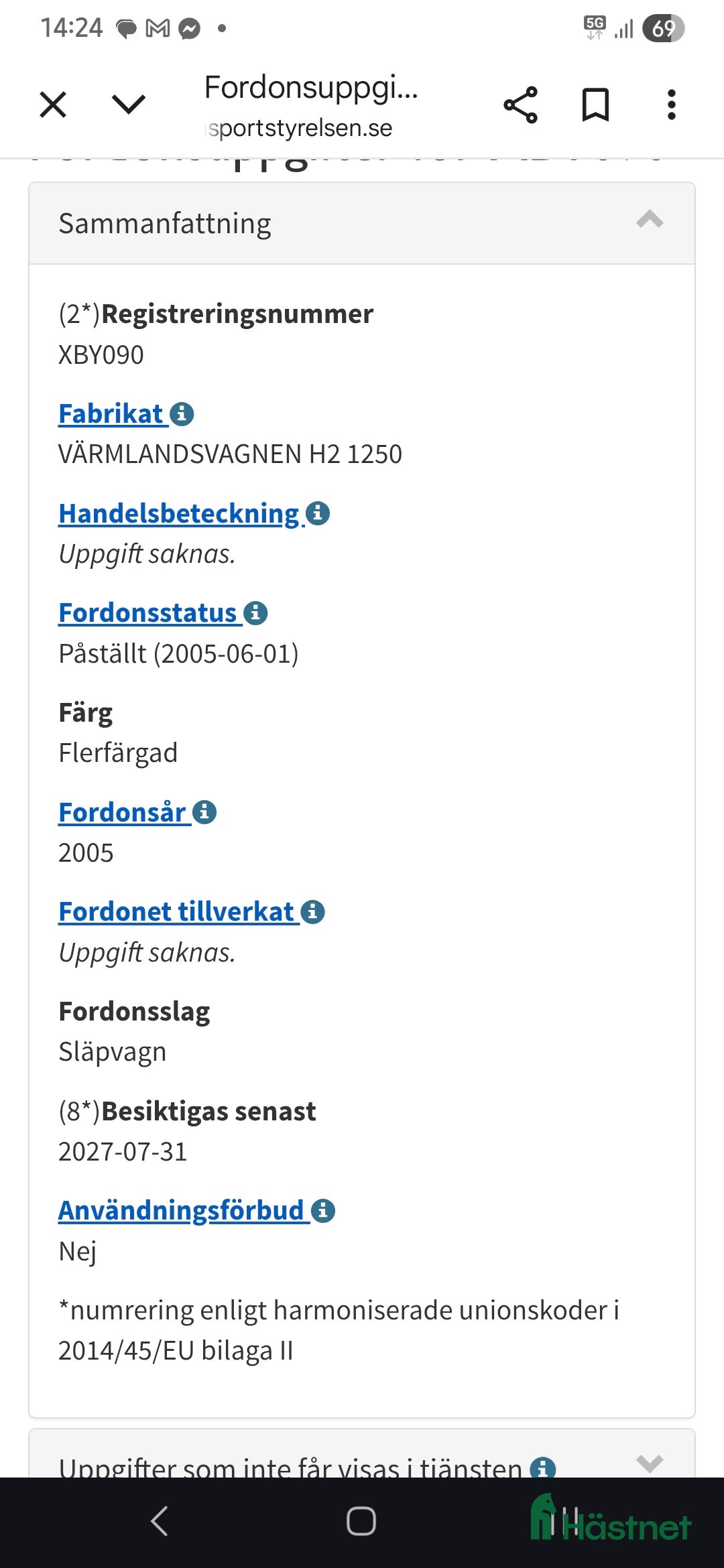 Hästtransporter  fordon & transport till salu: Perfekt budgettransport! i Bollebygd - Annons 8