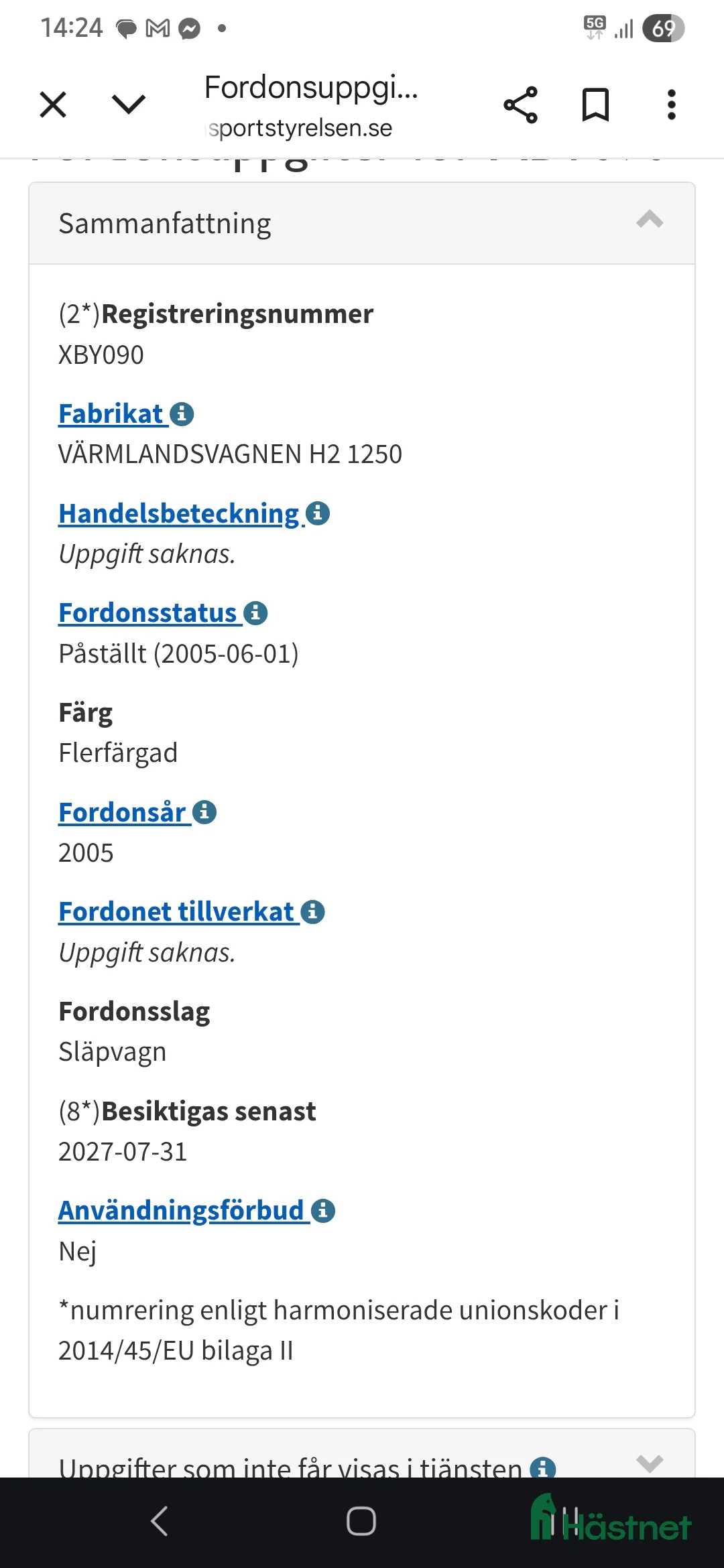 Hästtransporter  fordon & transport till salu: Perfekt budgettransport! i Bollebygd - Annons 8