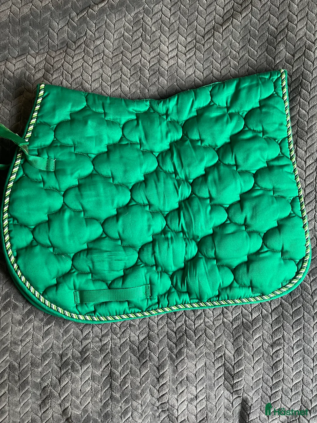 Övrig Hästutrustning hästutrustning till salu: Snyggt grönt schabrak - Annons 1