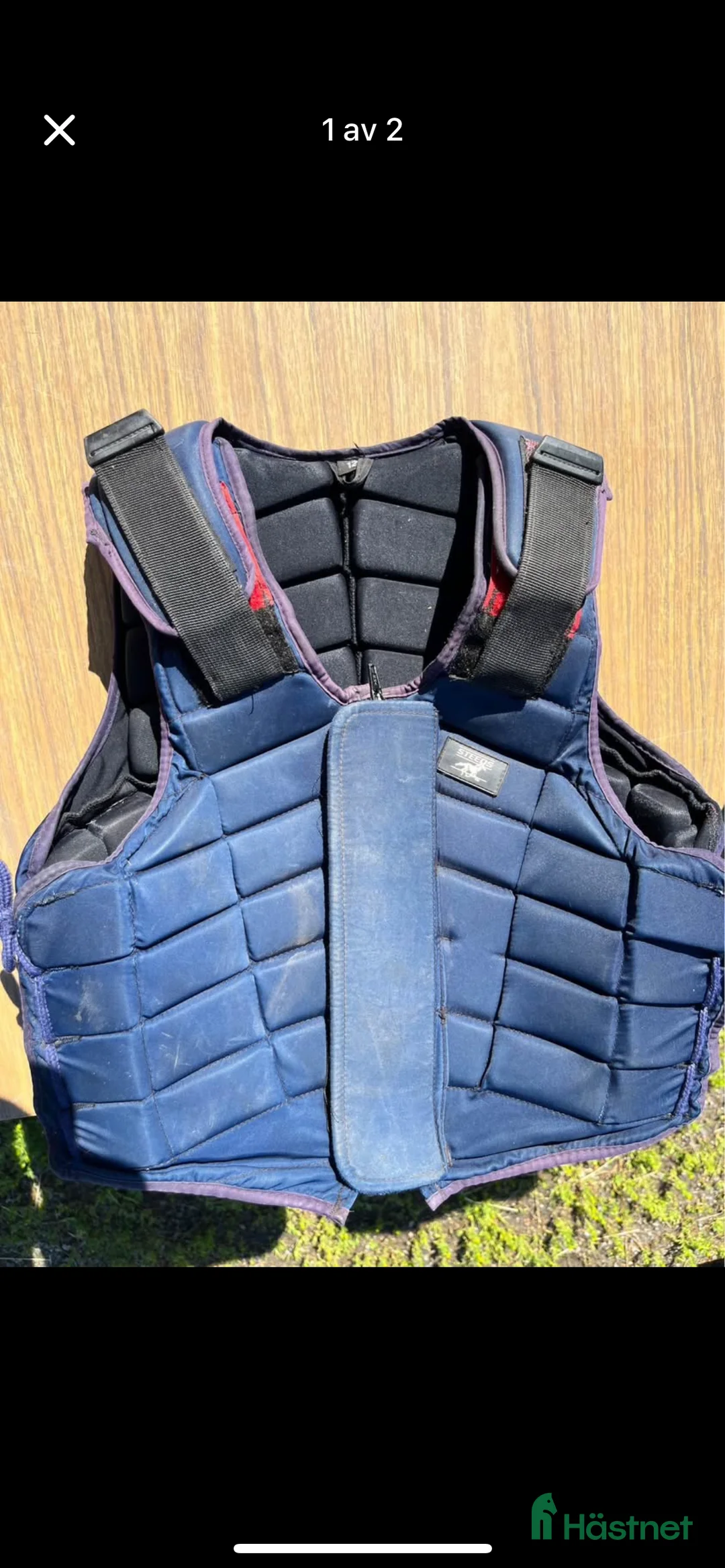 Säkerhetsvästar ryttarutrustning till salu: Säkerhetsväst 12 år i Skepplanda - Annons 1