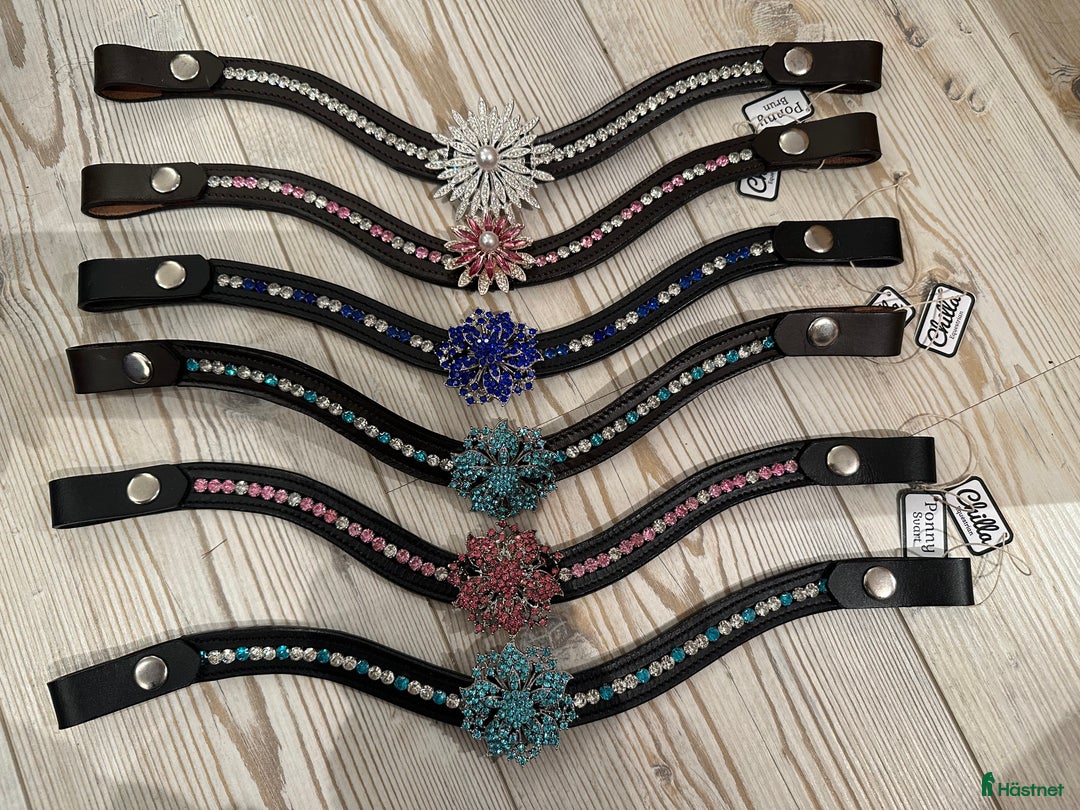 Övrig Hästutrustning hästutrustning till salu: Unika pannband i Bro - Annons 2