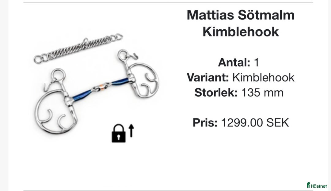 Bett hästutrustning till salu: Bett Fager  i Ljungby - Annons 2