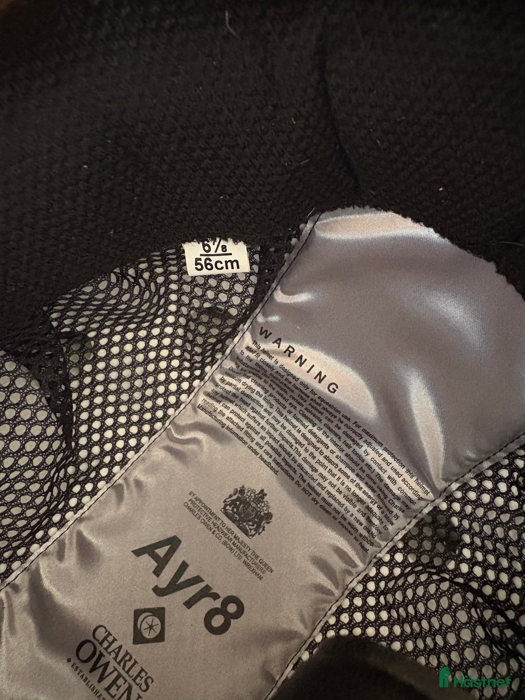 Hjälmar ryttarutrustning till salu: Charles Owen Ayr8 Leatherlook i Vikbolandet - Annons 5