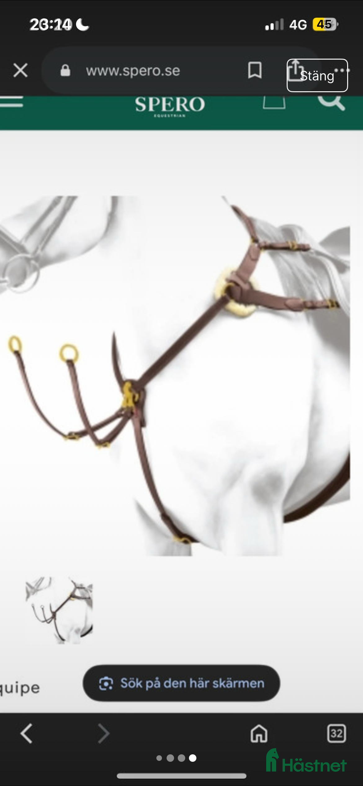 Övrig Hästutrustning hästutrustning till salu: Förbygel equipe i Eksjö - Annons 4