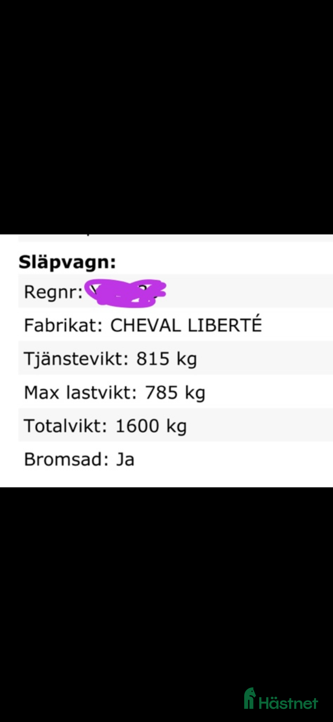 Hästtransporter  fordon & transport till salu: Cheval liberte gold  i Tyresö - Annons 3