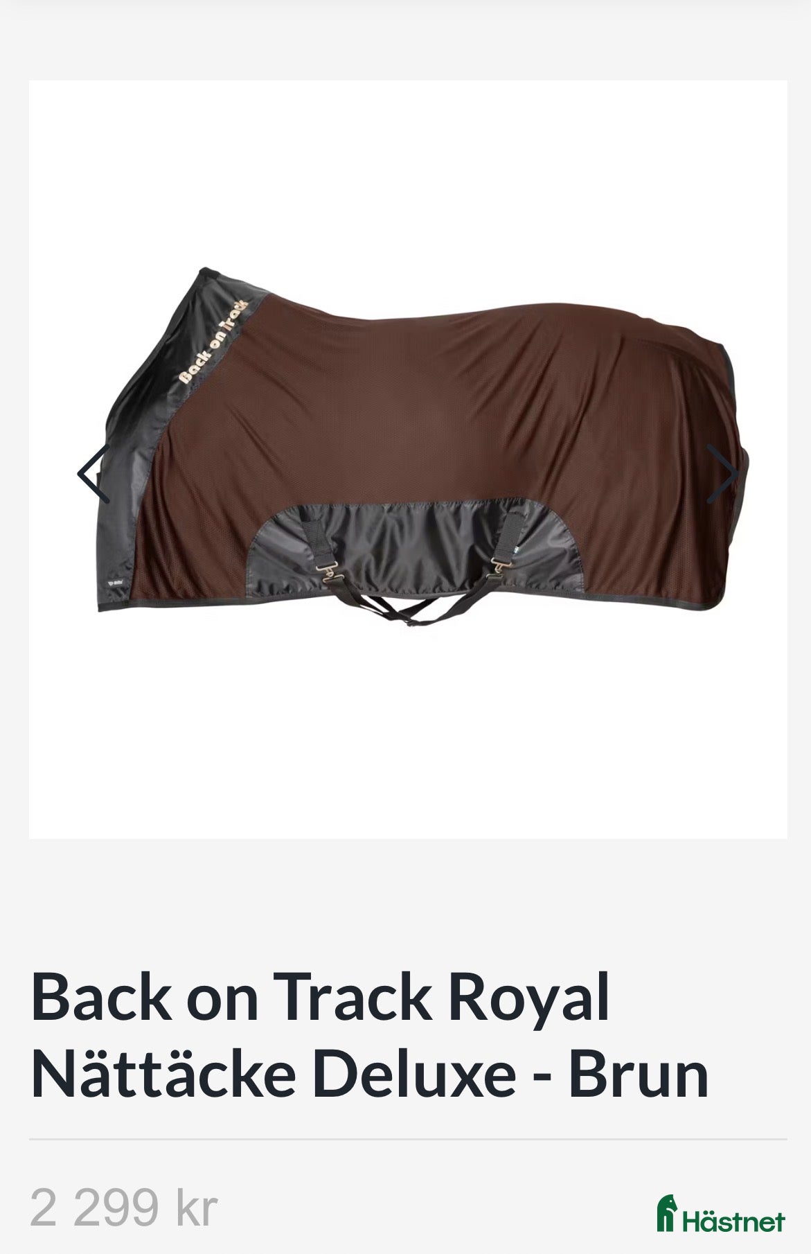 Täcken hästutrustning Back on Track Royal Nättäcke - Annons 2