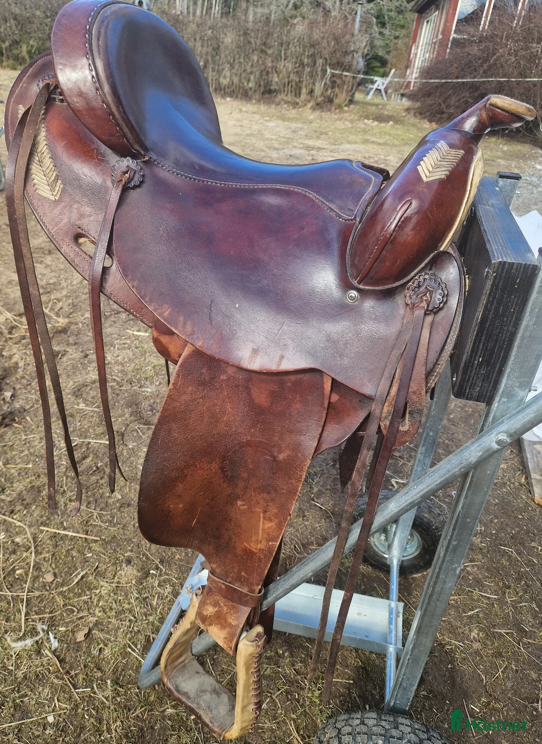 Sadlar hästutrustning till salu: Westernsadel Double C - Annons 2