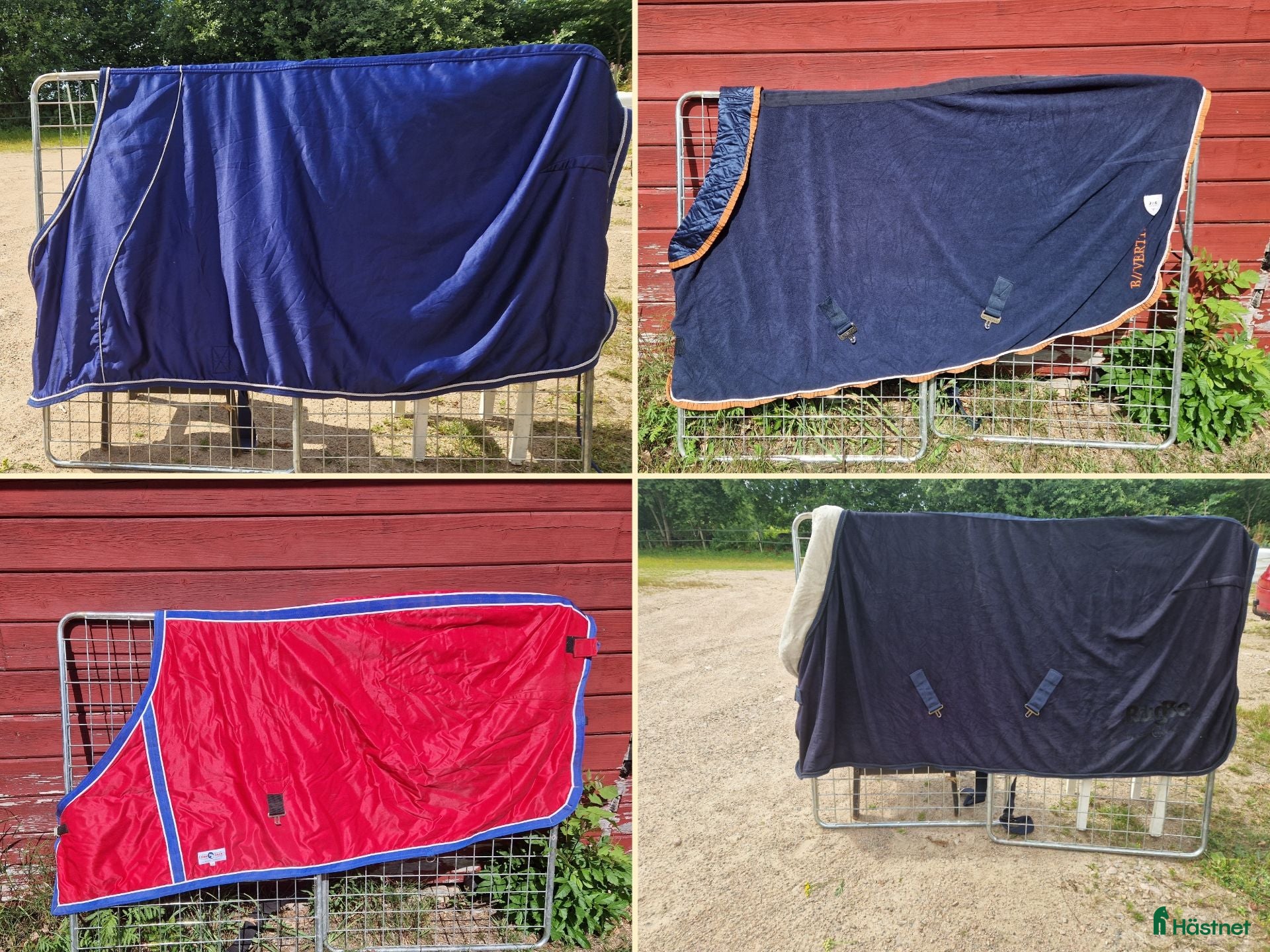 Täcken hästutrustning Massor med täcken storlek 135cm - Annons 6