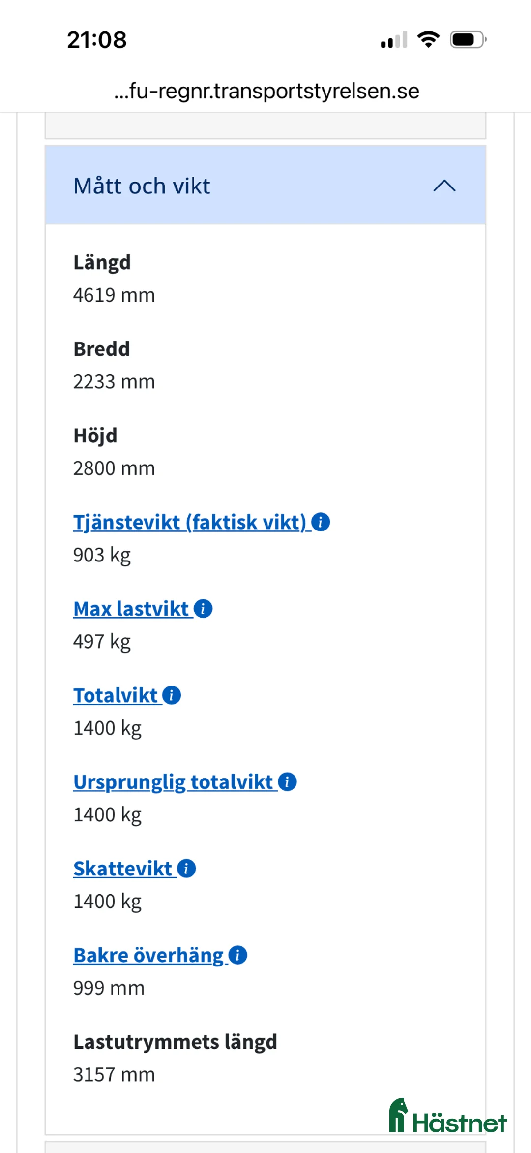 Hästtransporter  fordon & transport till salu: Humbaur Xanthos i mycket fint skick i Lerberget - Annons 9