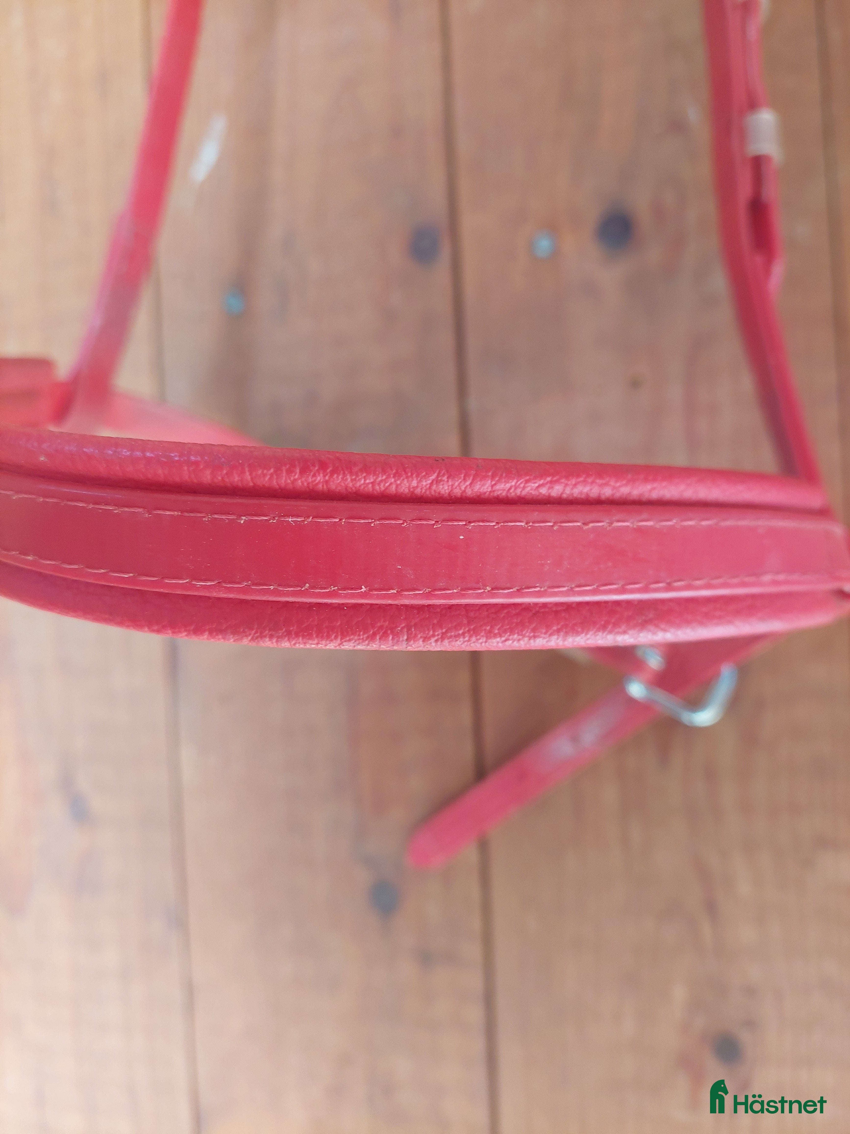 Träns hästutrustning Röd nosgrimma - Annons 11