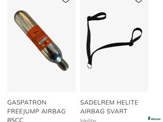 Övrig Ryttarutrustning ryttarutrustning till salu: 2 nya patroner + ny rem till Freejump Air väst i Partille - Annons 7