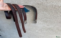 Sadeltillbehör hästutrustning till salu: Stigläder Prestige, Lippo bruna 135cm i Hässleholm - Bild 3