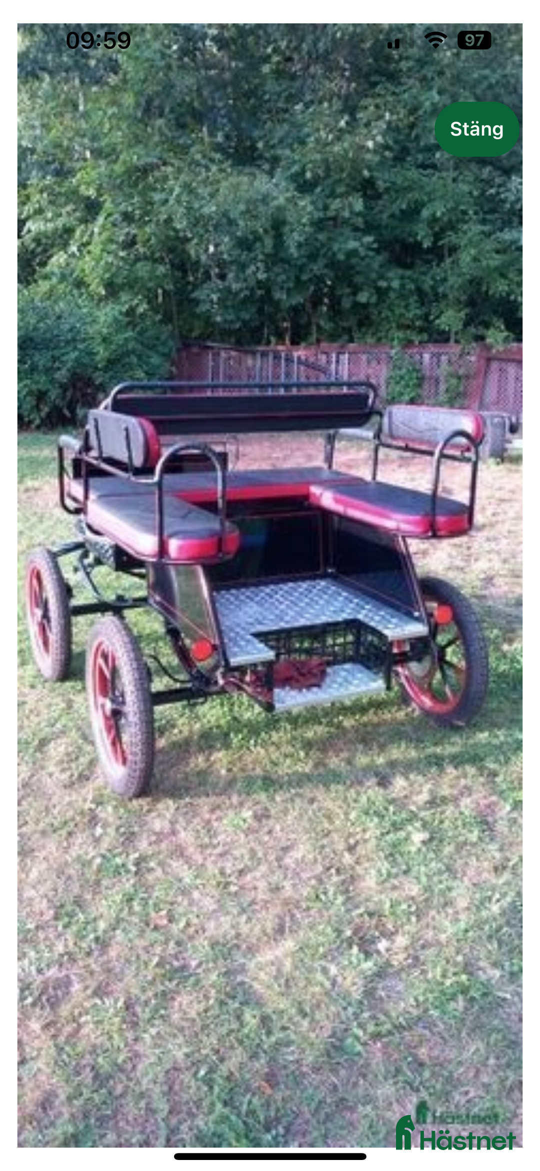 Körvagnar körning till salu: Maratonvagn i Vallentuna - Annons 3