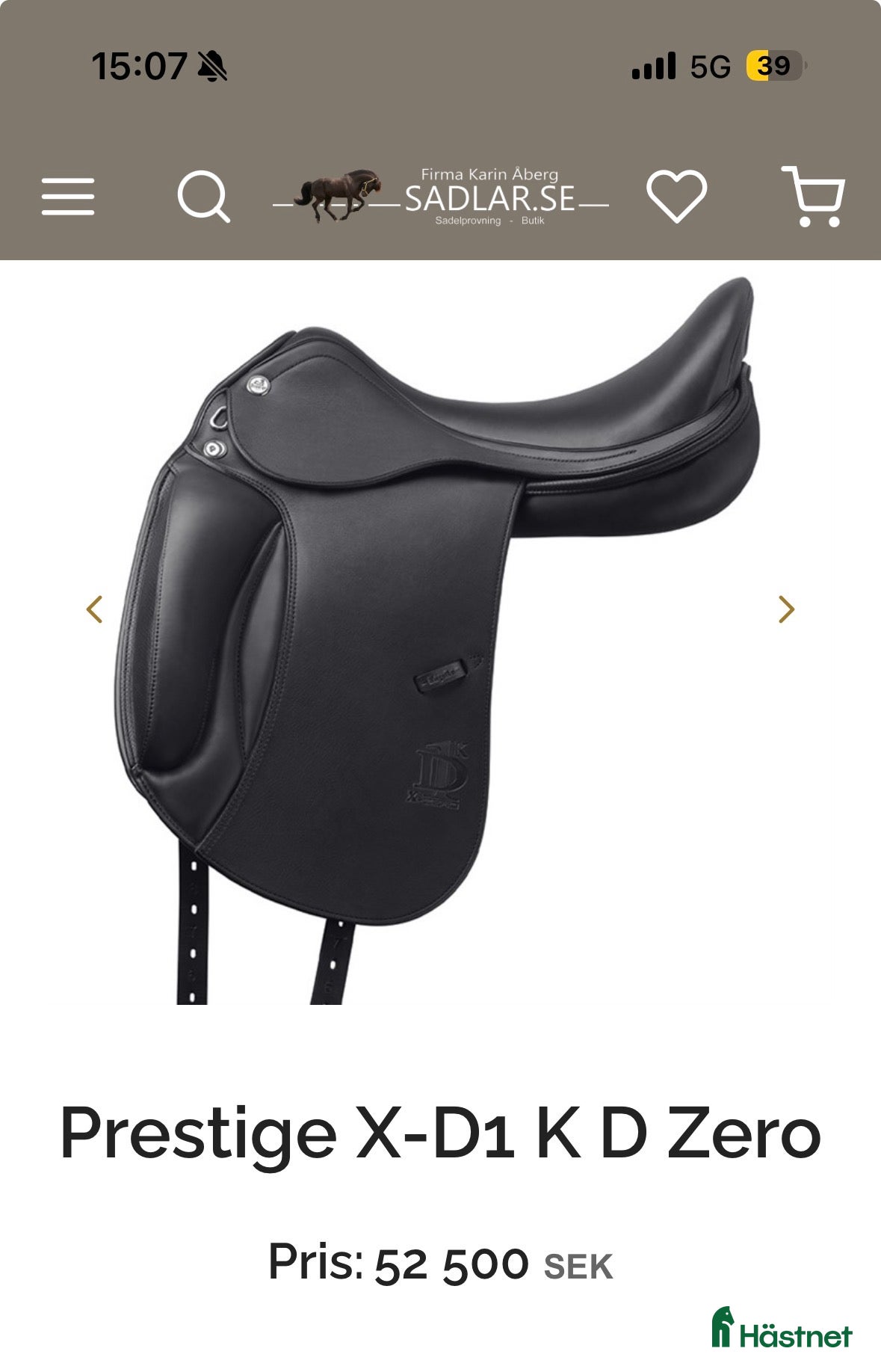 Sadlar hästutrustning Mycket fin Prestige X-D1 K D Zero - Annons 16