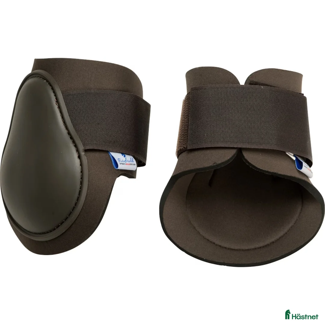 Benskydd hästutrustning till salu: Bruna Bakstrykkappor storlek:Shettis  - Annons 1