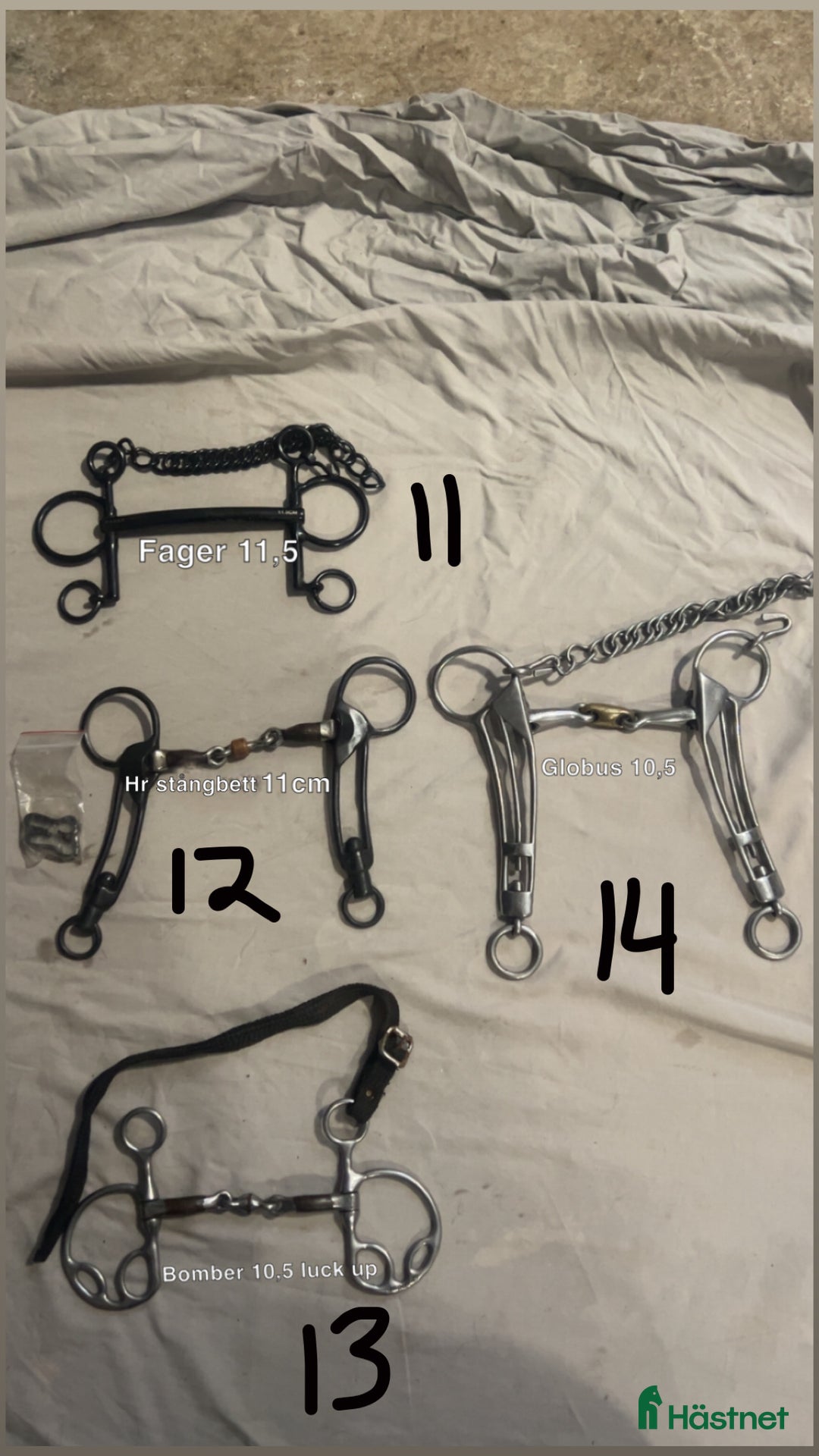 Bett hästutrustning till salu: Olika bett i Kristianstad - Annons 2