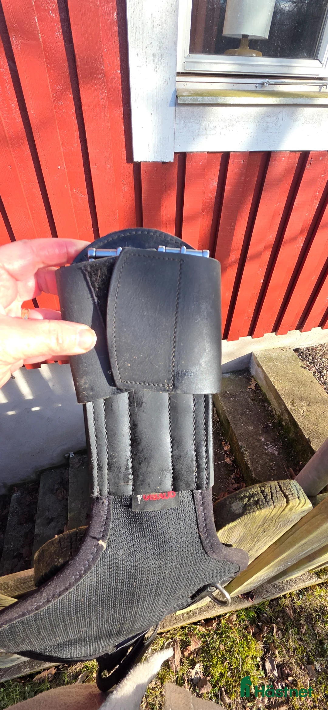 Sadeltillbehör hästutrustning till salu: Erik Le Tixerant dressyrgjord 65 cm - Annons 6