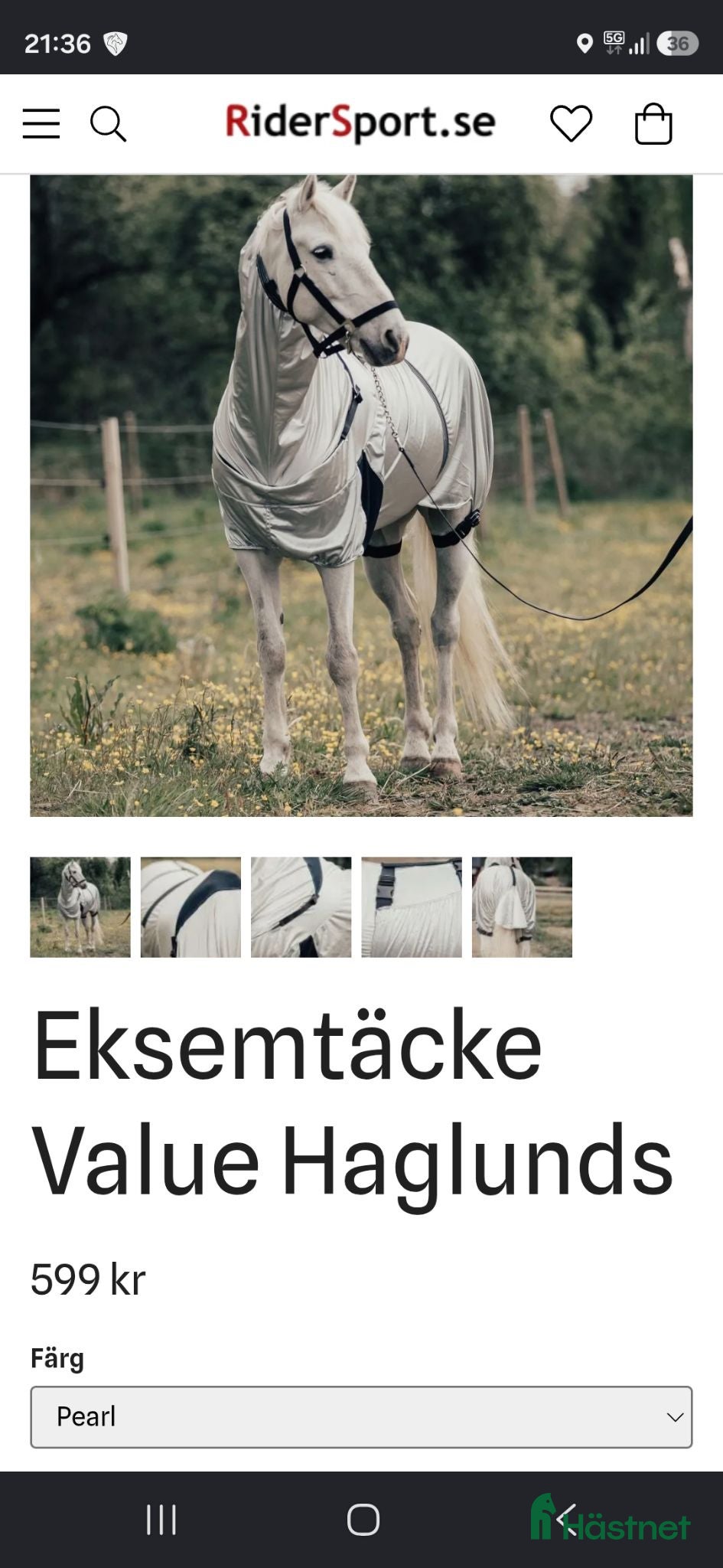 Täcken hästutrustning Eksemtäcke strl 145 - Annons 1