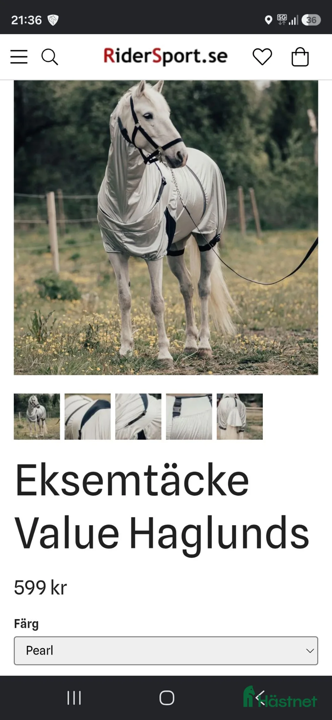 Täcken hästutrustning till salu: Eksemtäcke strl 145 - Annons 1