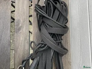 Övrig Hästutrustning hästutrustning Svarta tömmar 16 meter oanvända - Annons 3