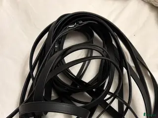 Övrig Hästutrustning hästutrustning Tömmar i läder 16 m - Annons 1