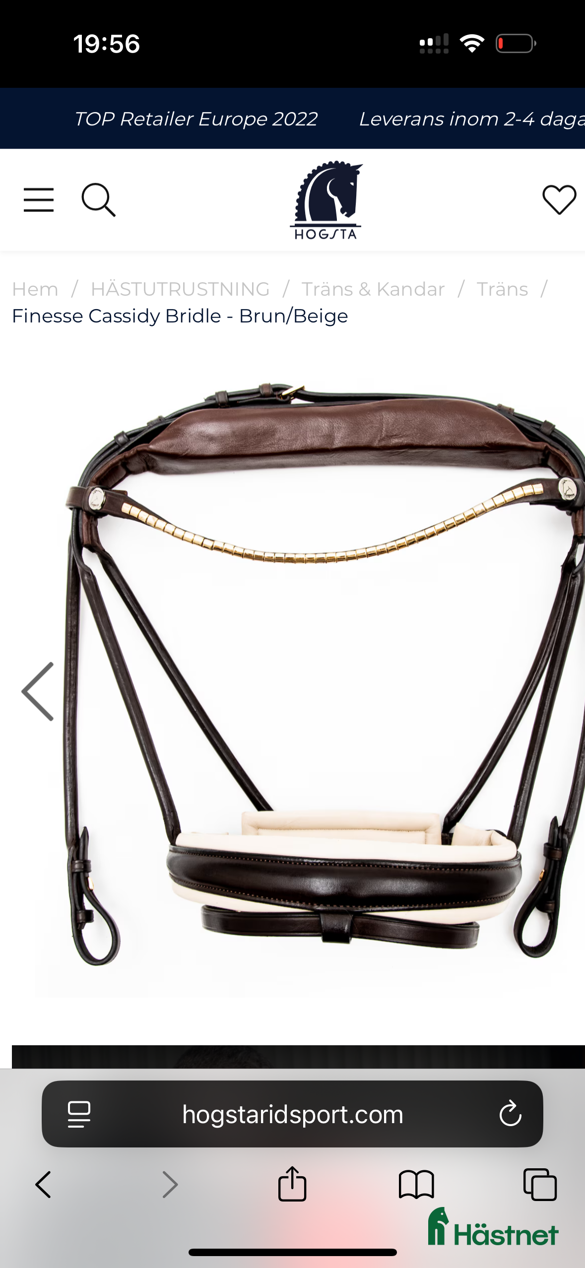 Träns hästutrustning till salu: Super flott träns  i Vinslöv - Annons 3