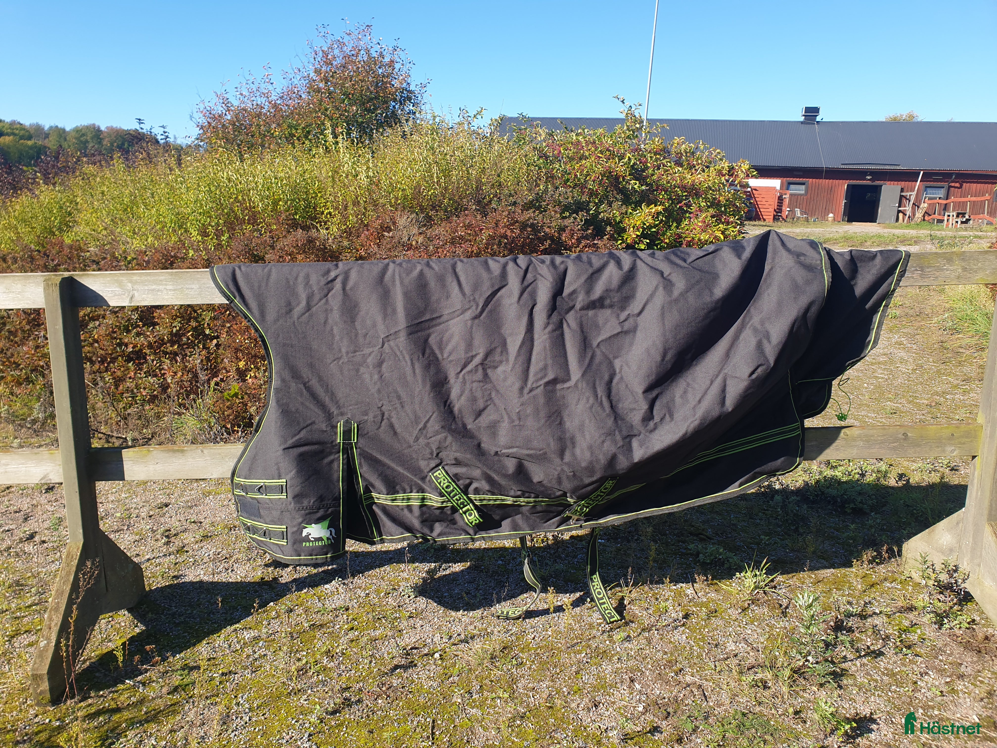 Täcken hästutrustning till salu: Nytt vintertäcke med halvhals 125 cm i Nyköping - Annons 17