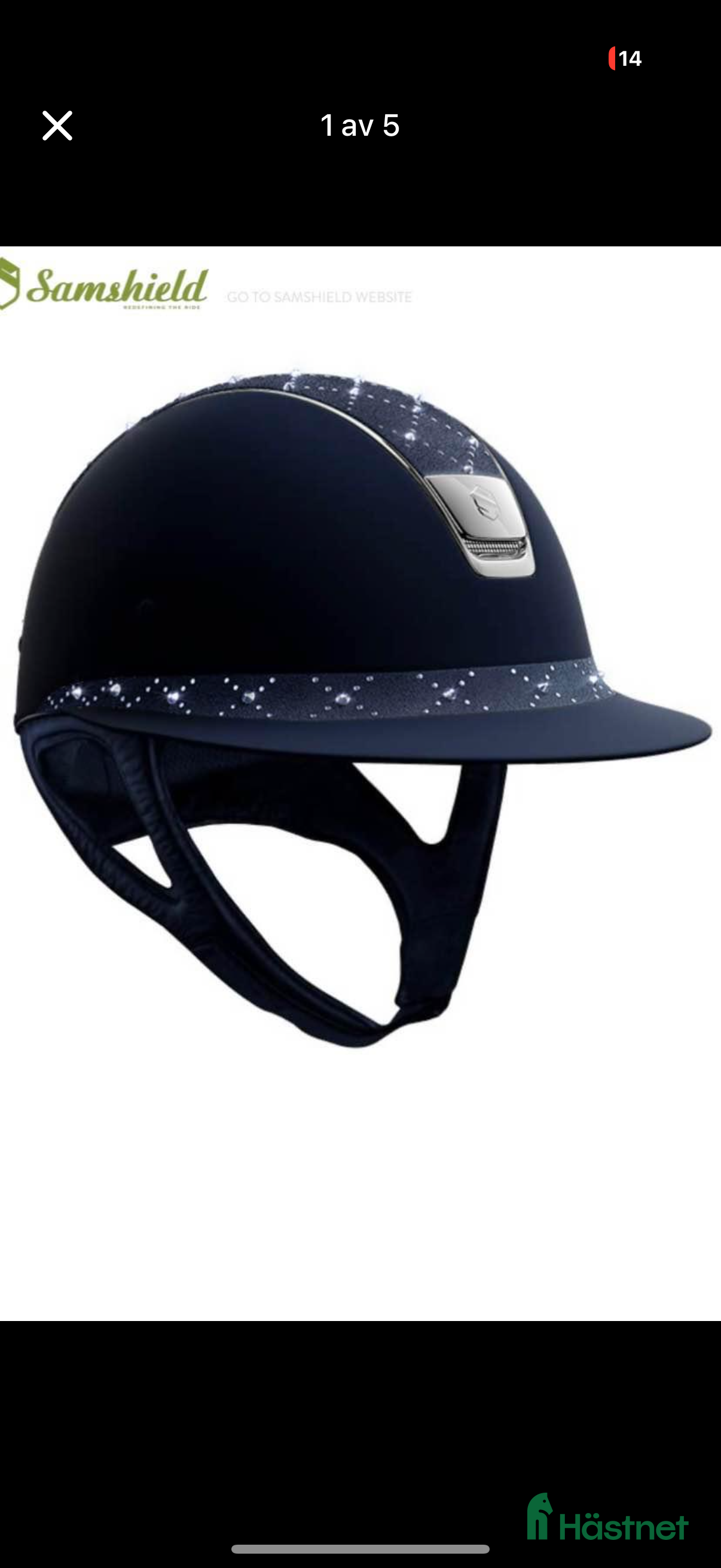 Hjälmar ryttarutrustning till salu: Miss samshield hjälm i Eldsberga - Annons 18