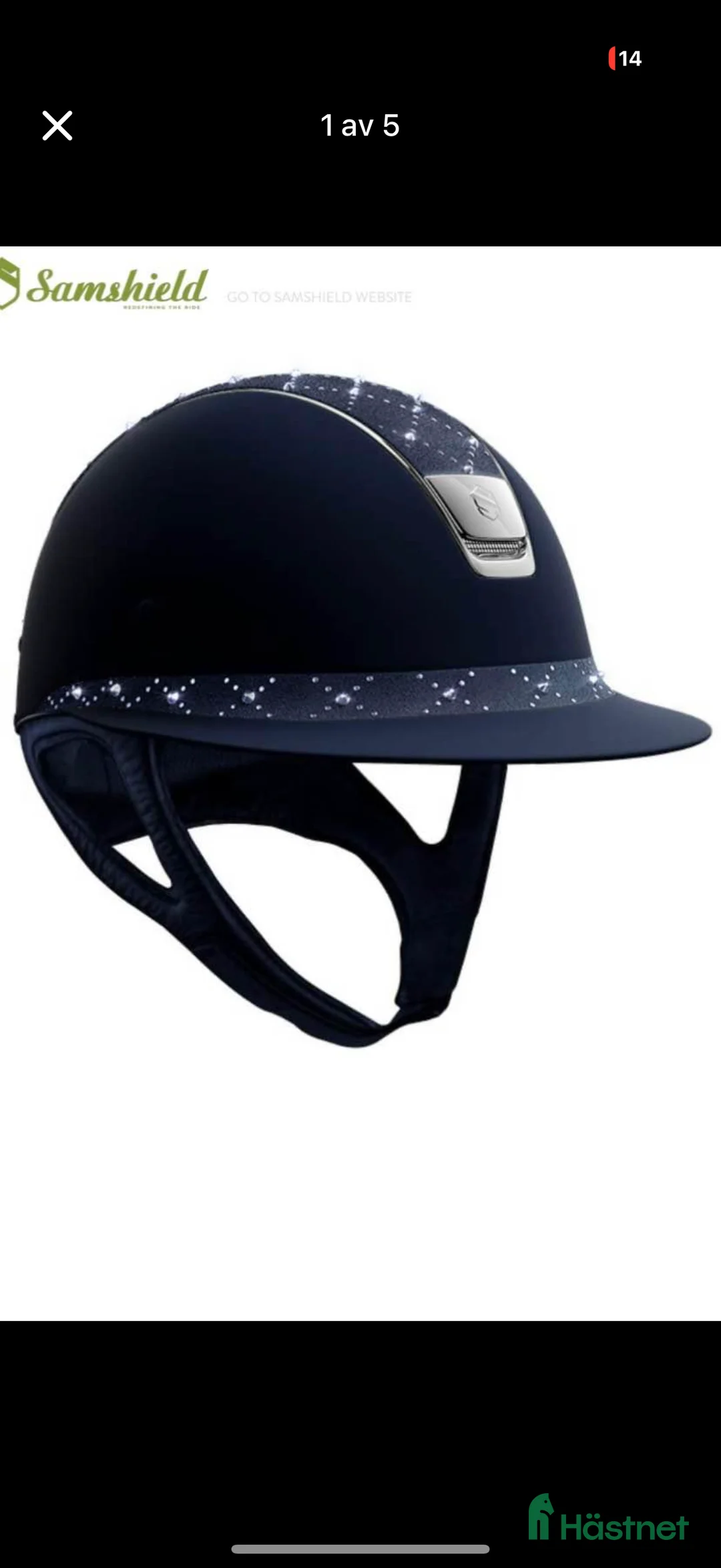 Hjälmar ryttarutrustning till salu: Miss samshield hjälm - Annons 1