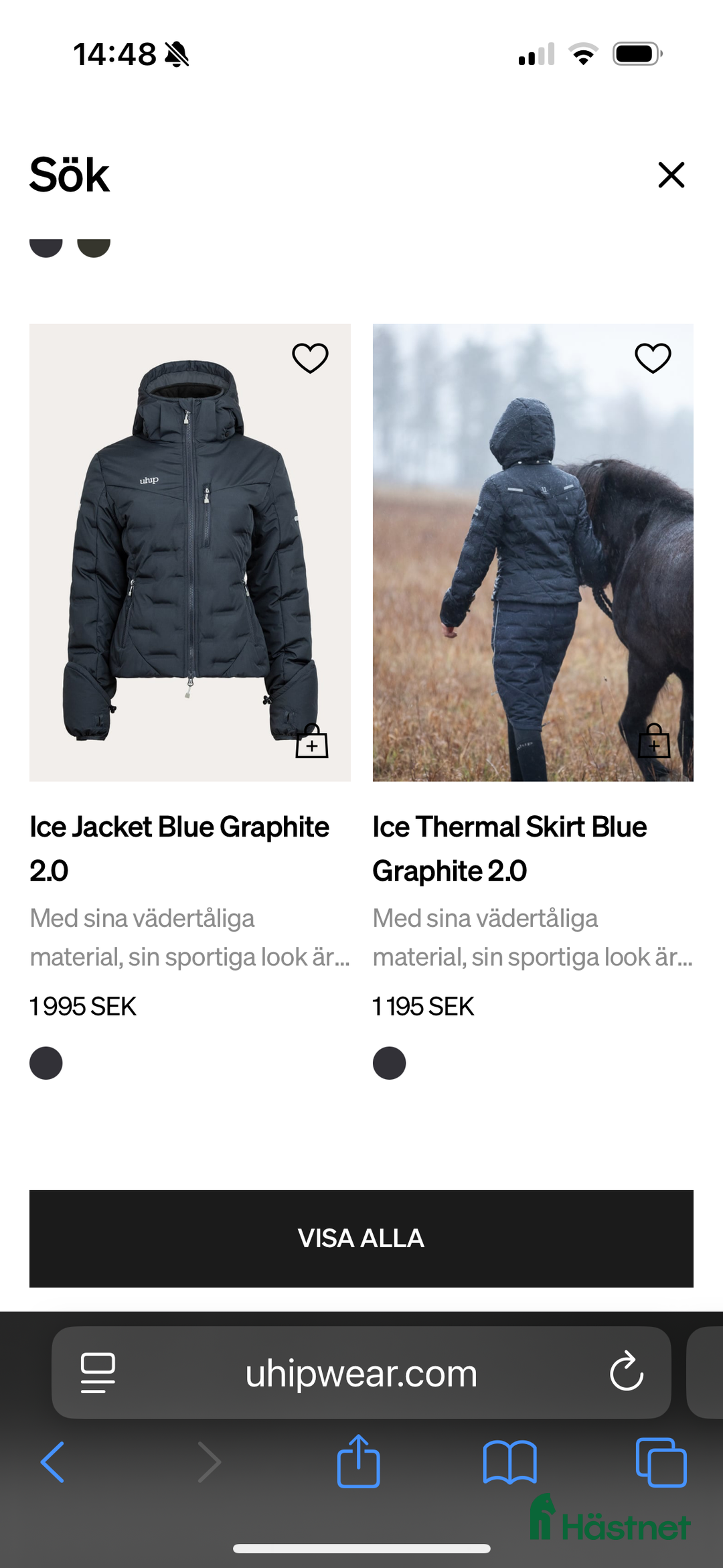 Jackor & Kavajer ryttarutrustning till salu: Uhip jacka och kjol  i Visby - Annons 5