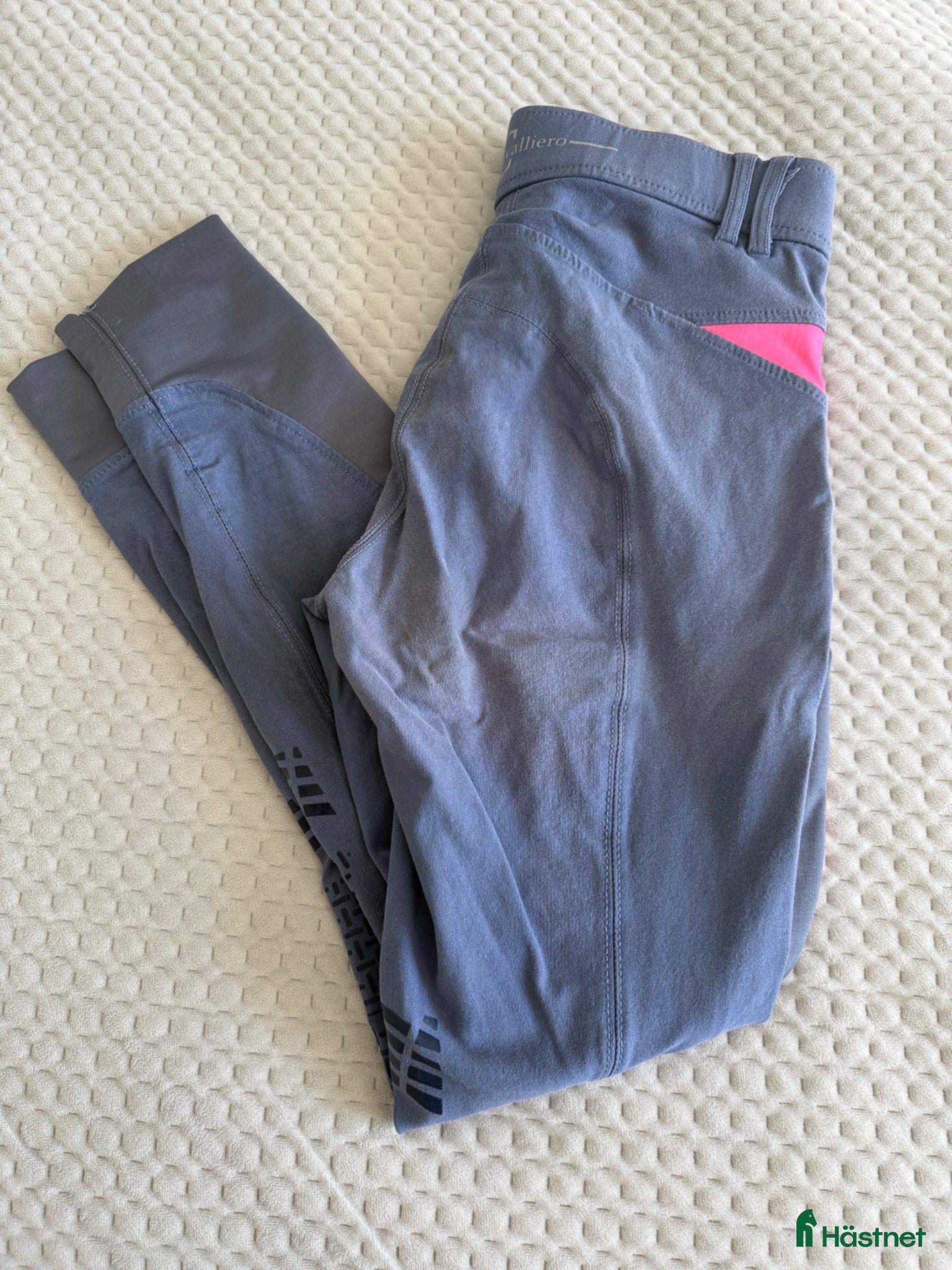 Ridbyxor ryttarutrustning till salu: Ridbyxor Blå/rosa  - Annons 20