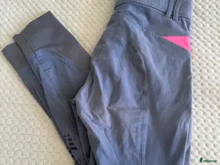 Ridbyxor ryttarutrustning till salu: Ridbyxor Blå/rosa - Annons 20