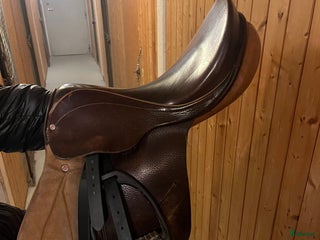 Sadlar hästutrustning till salu: Framskuren hoppsadel i Södertälje - Annons 7