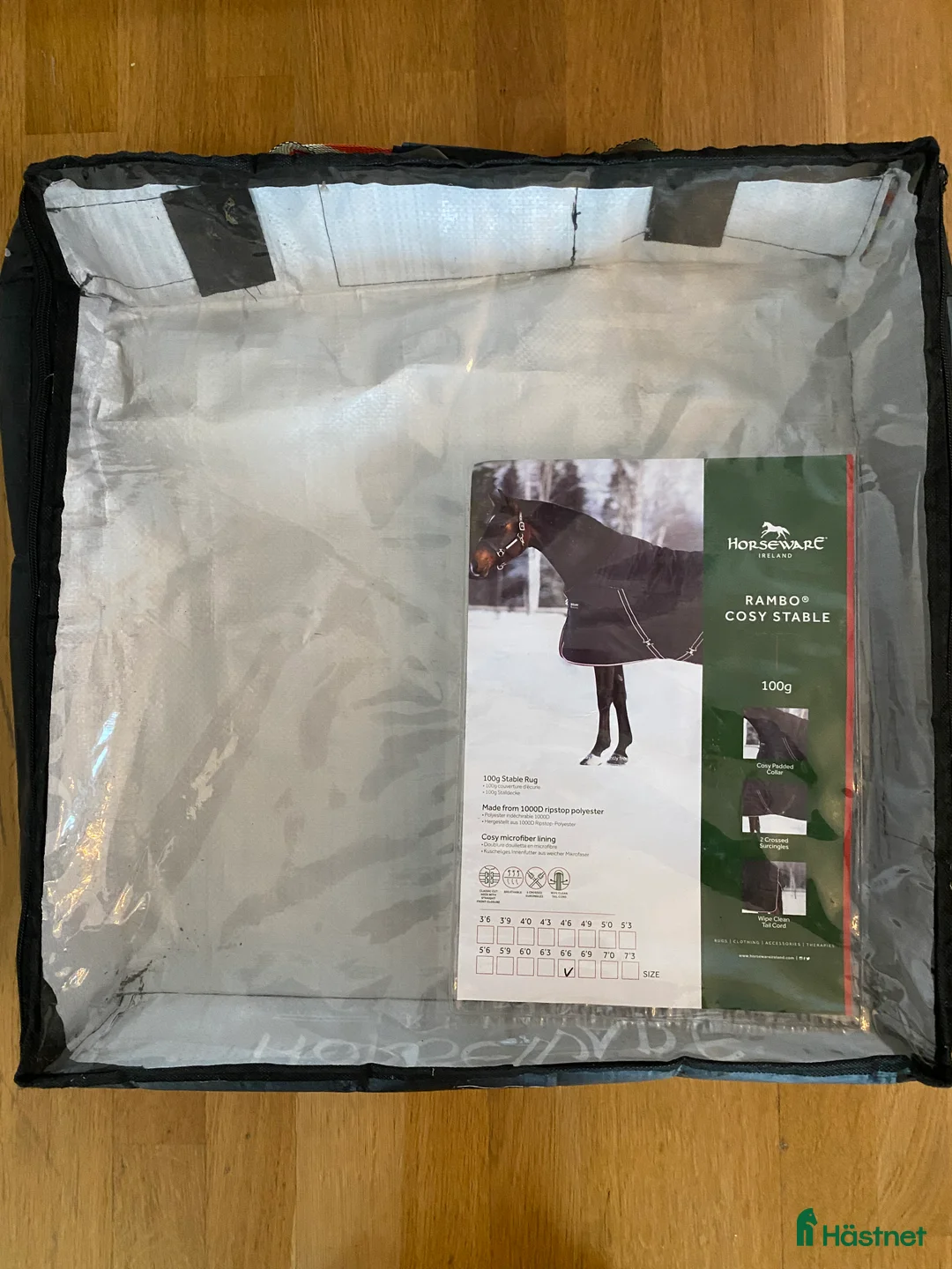 Täcken hästutrustning till salu: Horseware Rambo stalltäcke 145 cm - Annons 5