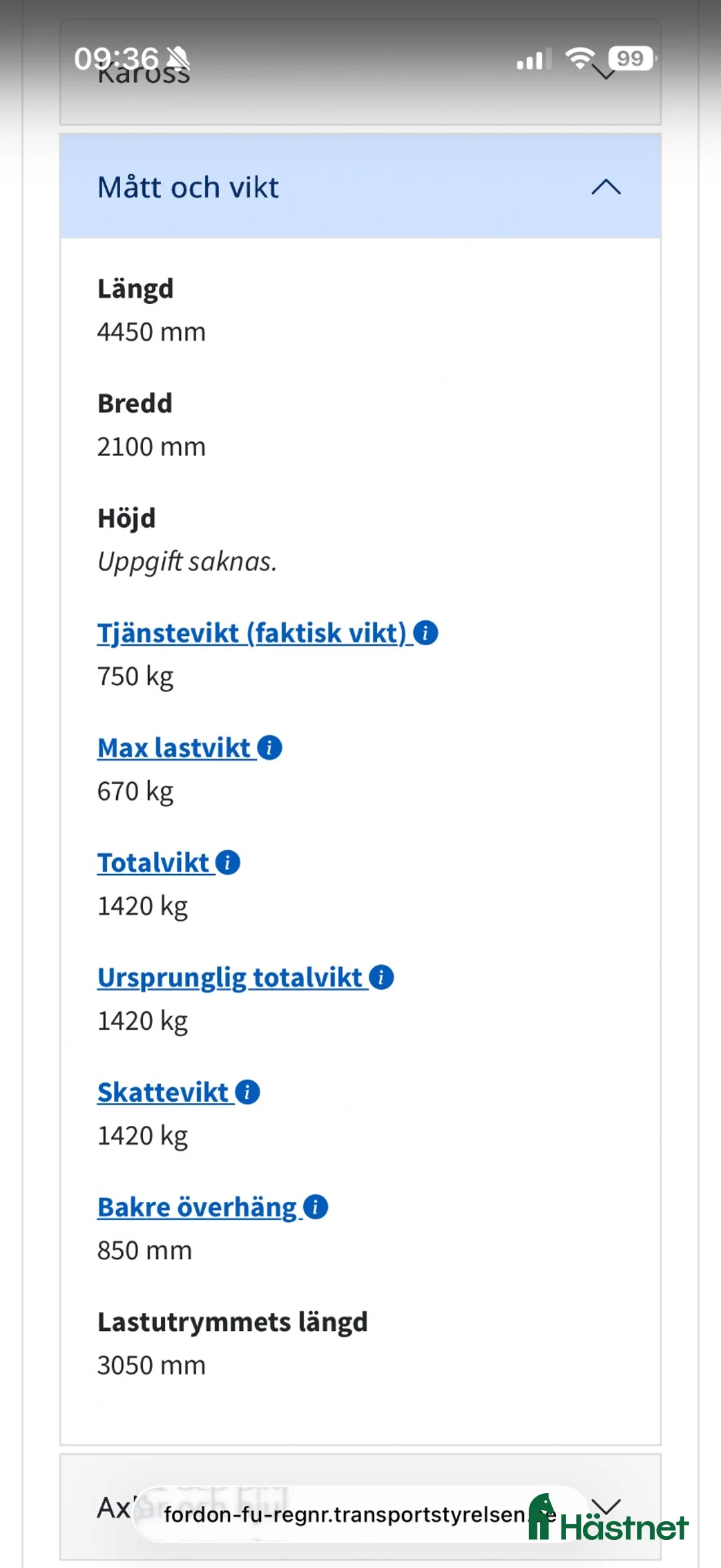 Hästtransporter  fordon & transport till salu: Värmlandsvagnen Scandinavia  i Vaggeryd - Annons 11