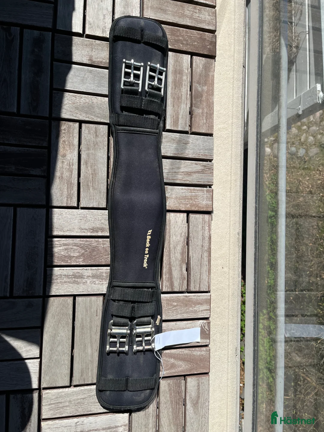 Sadeltillbehör hästutrustning till salu: Back on track sadelgjord dressyr, 50cm - Annons 1