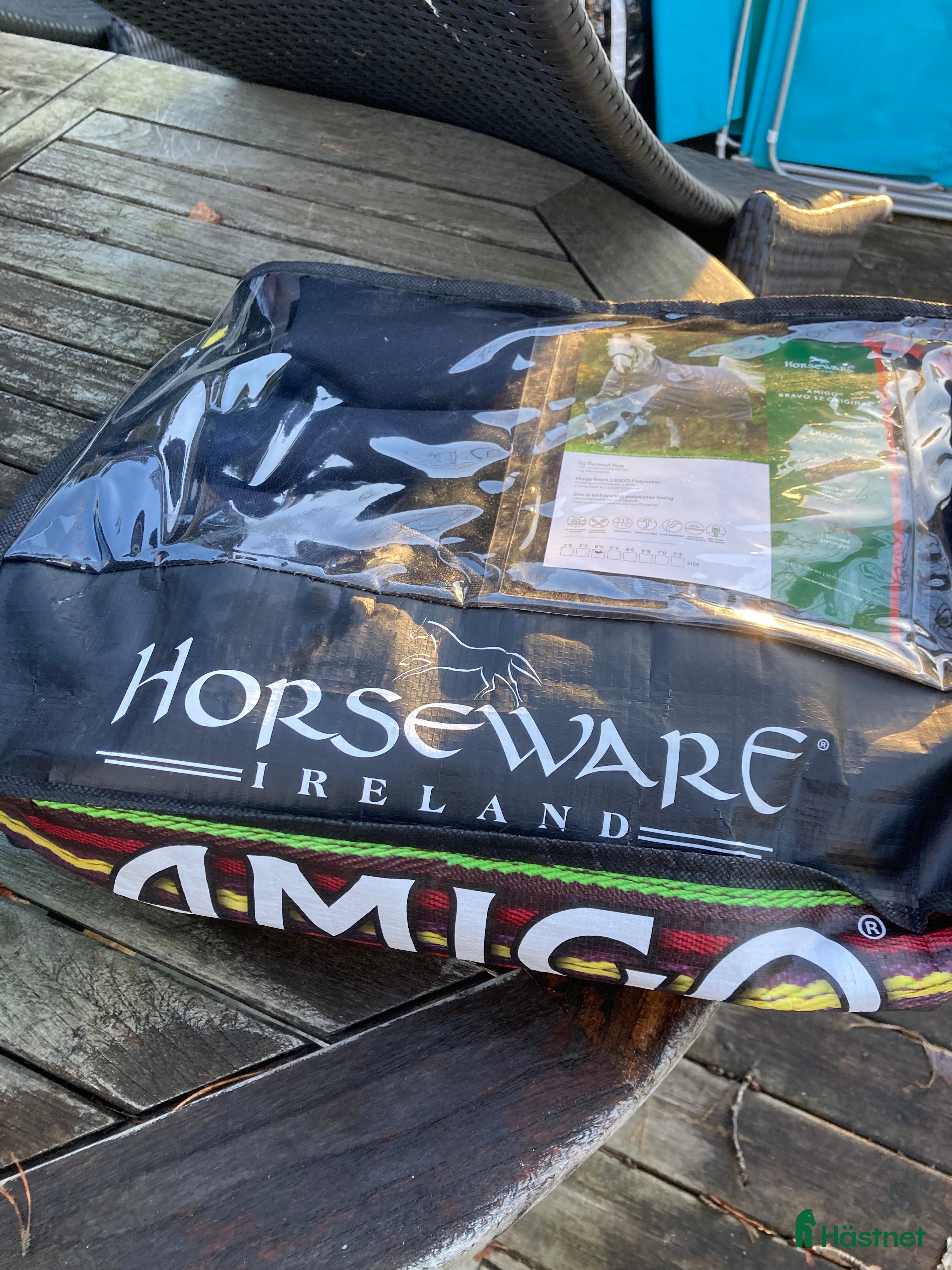 Täcken hästutrustning till salu: Nästan oanvänt Regntäcke  i Värmdö - Annons 1